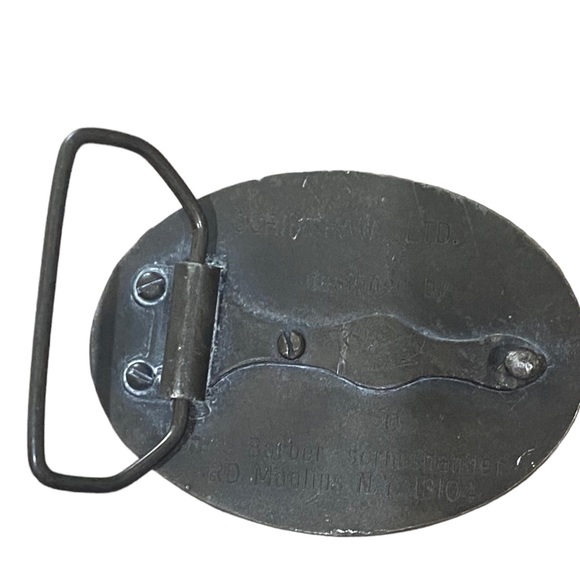 Vintage Scrimshaw Ltd. Whale Belt Buckle - Picture 5 of 5